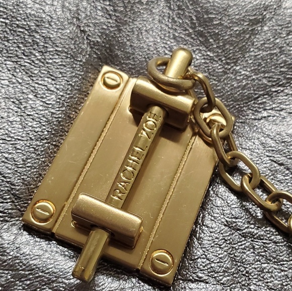 Rachel Zoe Leslie Evening Pewter Shoulder Clutch - Picture 4 of 6